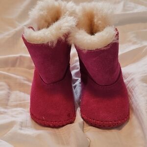 UGG Kids Boots in Pink and Cream